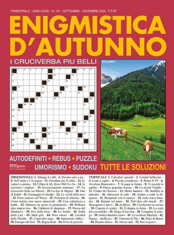 Enigmistica Primavera – Estate – Autunno – Inverno