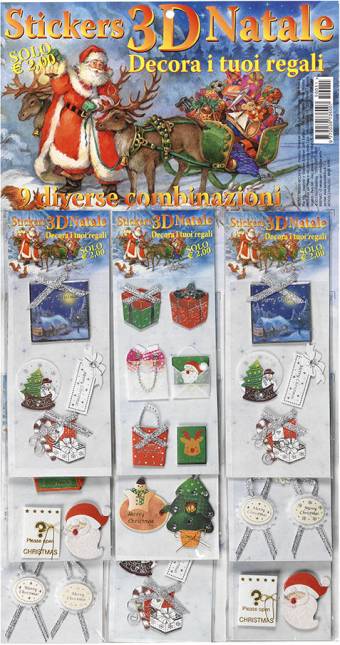 Stickers 3D Natale