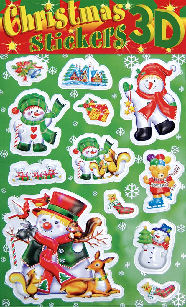 Stickers Natale.3d Christmas Stickers Pop Up Euro Publishing S R L