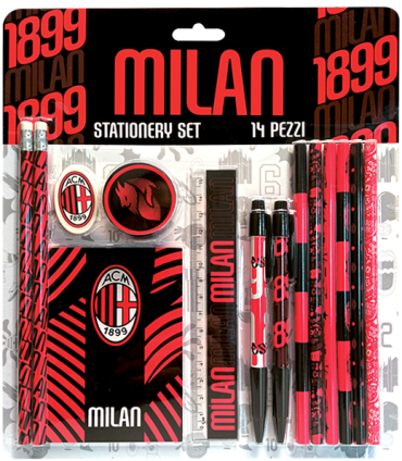 AC Milan School Stationery Set
