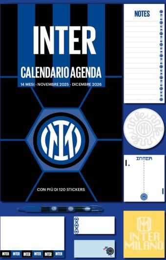 Inter Calendar 2026 - 14 months