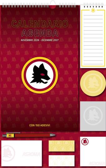 Calendario Agenda Roma 2027 - 14 mesi